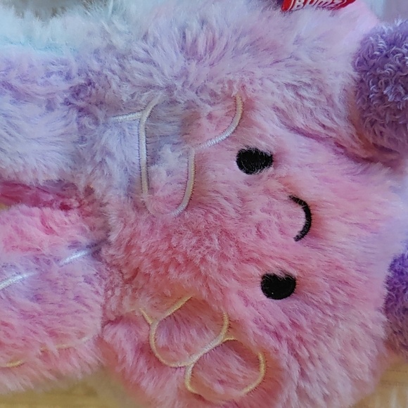 NWT BumBumz Petra The Peace Sign Plush Toy 7.5" Tie Dye GroovyBunz - Picture 3 of 8